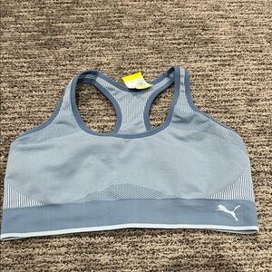 Puma Women's Light Blue Sports Bra